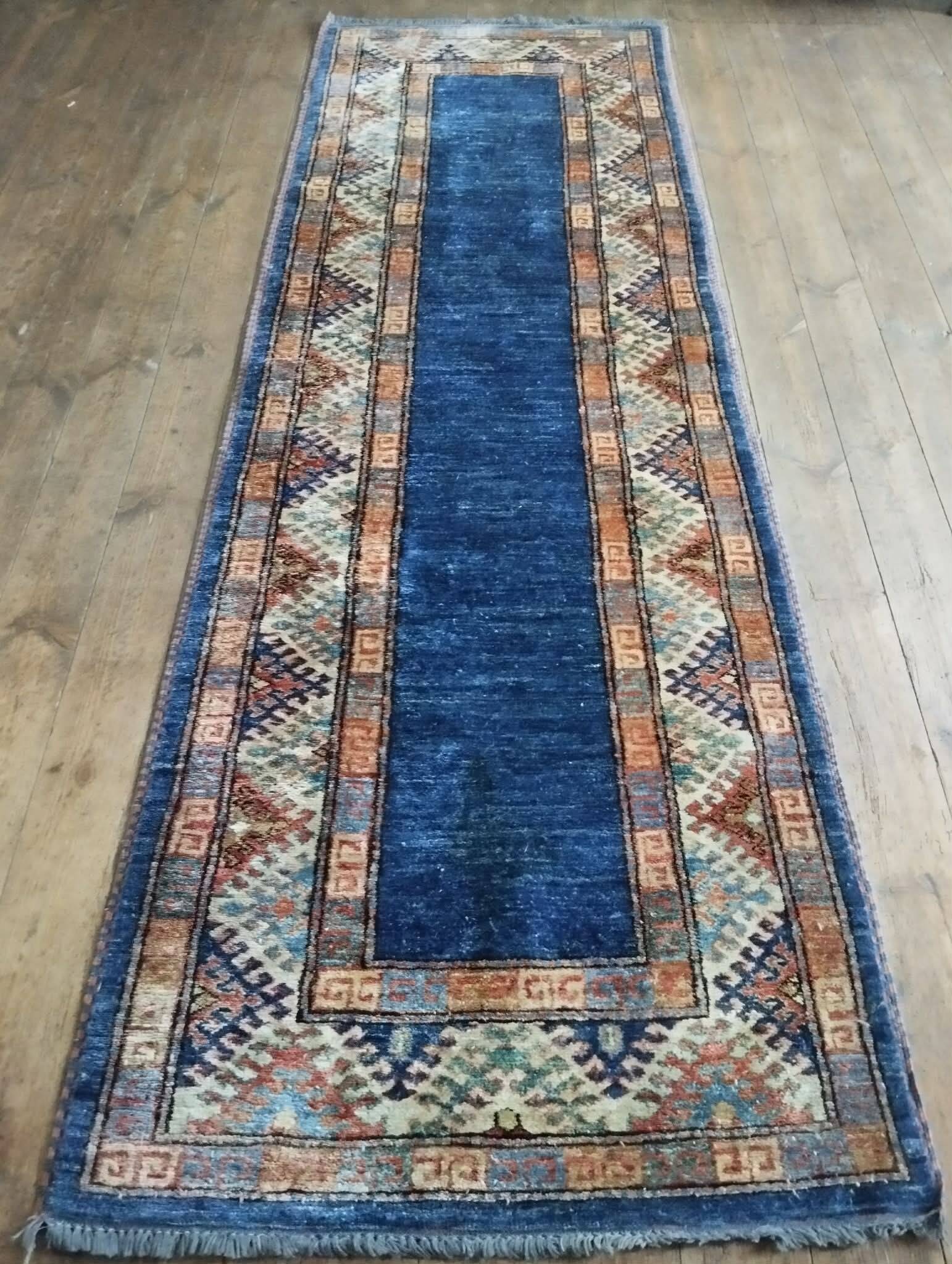 Handmade Pakistani Ziegler hallway rug 242x81cm