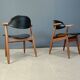 Chaises de salle à manger vintage Cowhorn par Tijsseling Meubelfabriek, Hulmefa, 1960,
