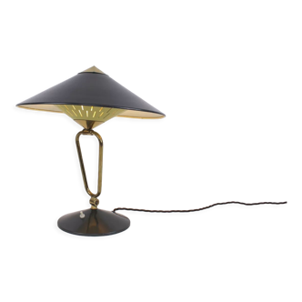 Lampe de table laiton et métal Allemagne années 1950