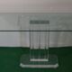 Sculptural base for acrylic glass table, Italy, 2000s