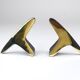 Pair Carl Auböck Minimalist Mid-Century Brass Bookends #3847, Vienna, Austr