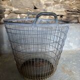 Metal basket, industrial style