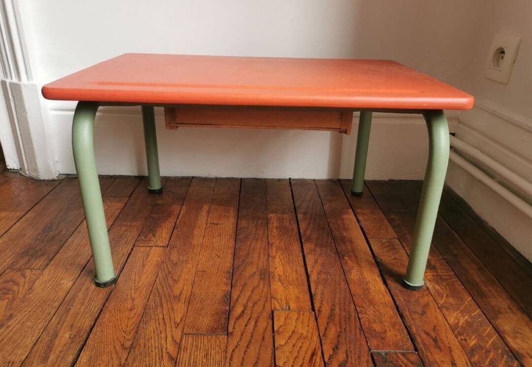 old school desk 3-6 years old Vintage bedside table