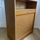 Low storage unit, 70s/80s three height-adjustable shelves