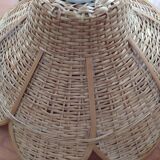 Vintage rattan hanging lamp
