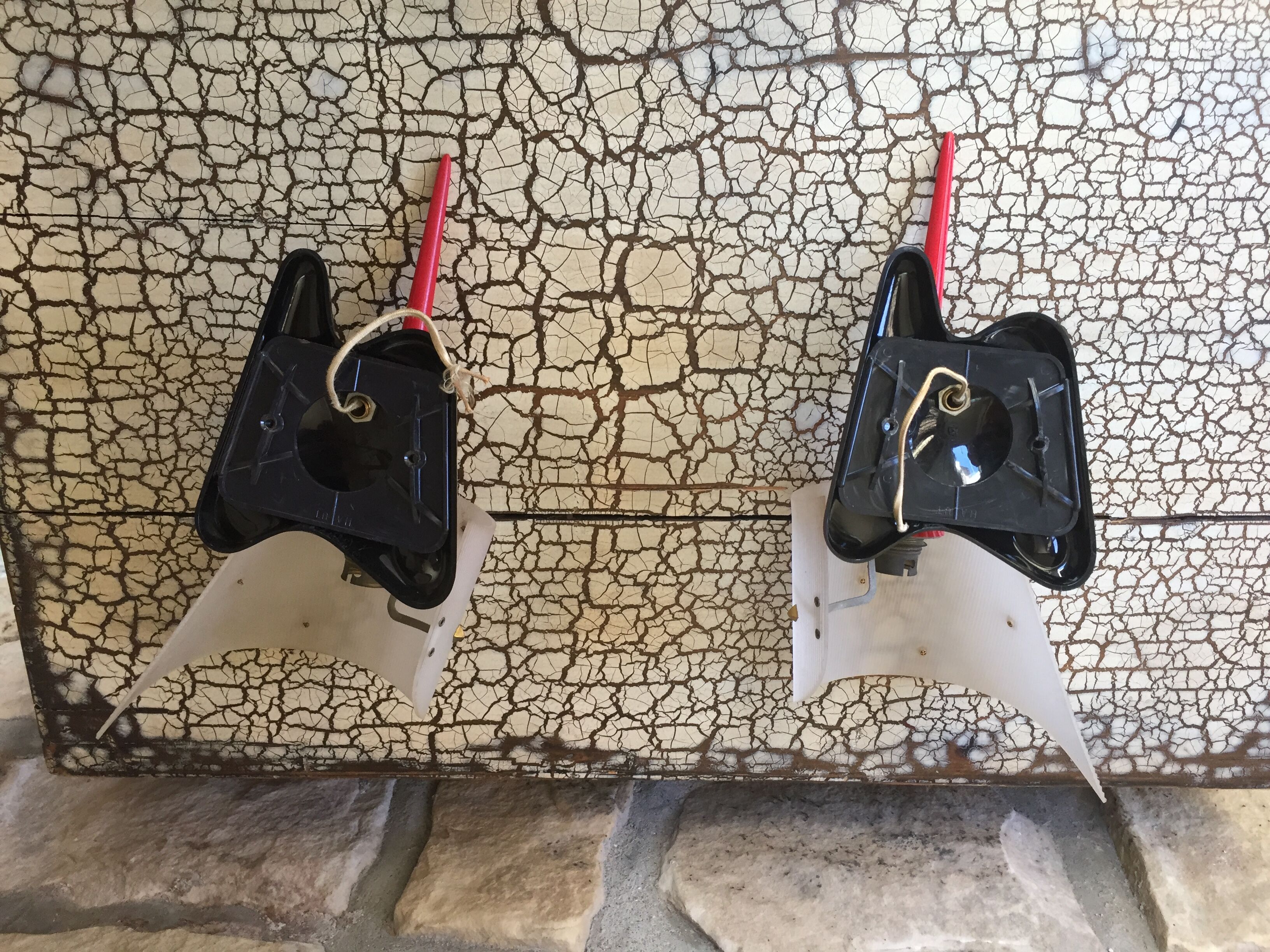 Paire d'appliques Rockabilly années 50