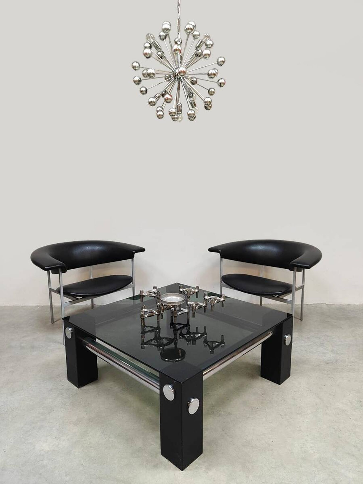 Chandelier vintage design Sputnik Cosack Leuchten 'Ere du spatial'