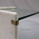 Italian sidetable Set, marble and glass
