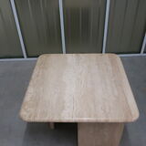 Travertine square coffee table 70/80