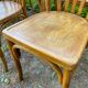 Lot de 8 chaises de bistrot vintage 1950