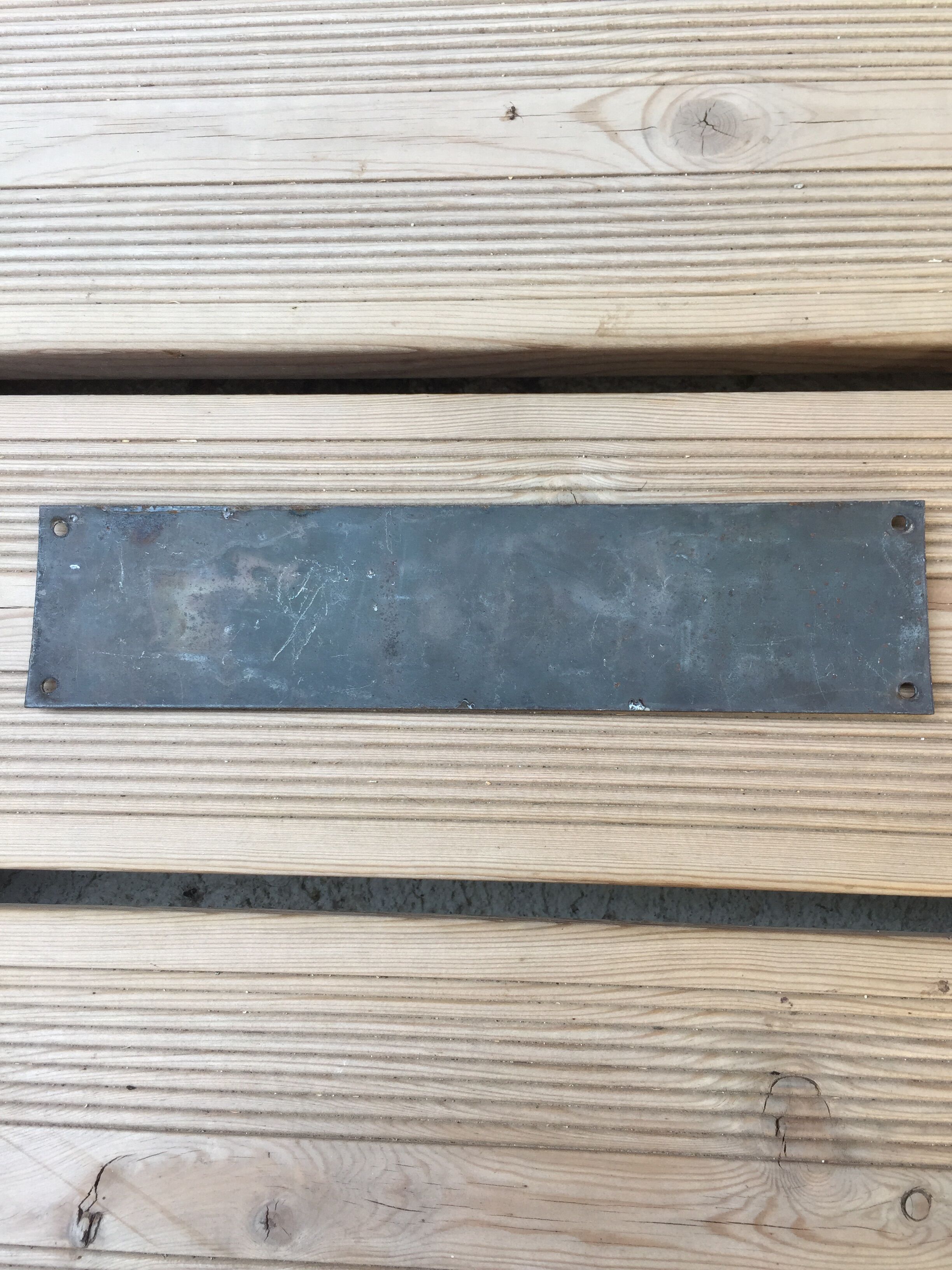 Enamelled sheet metal sign