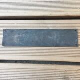 Enamelled sheet metal sign