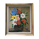 Naïve bouquet painting