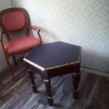 Black and gold coffee table