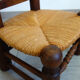 brutalist low chair