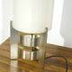 Lampe de table en plexi et métal