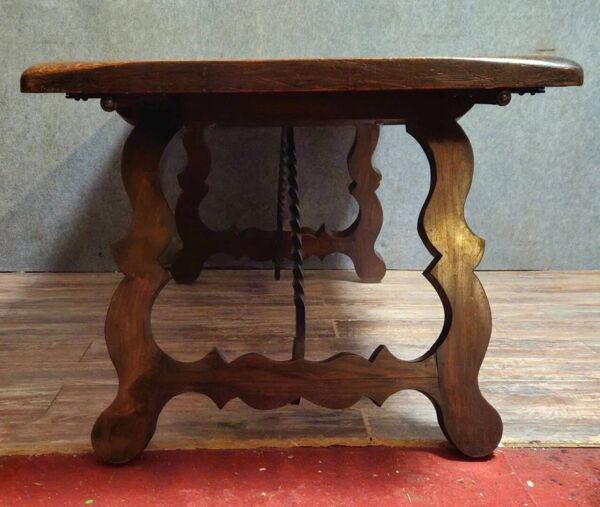 Grande table de ferme / table de salle à manger en bois massif /200cm