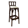 Tabouret rotin vintage