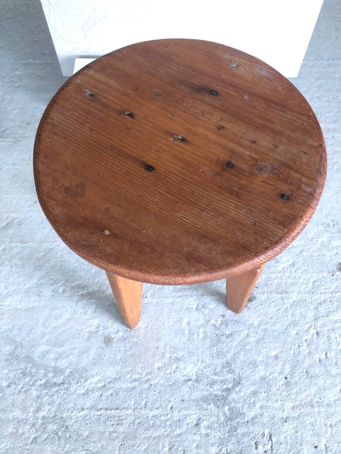 Old wooden stool
