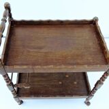 Wooden dessert cart