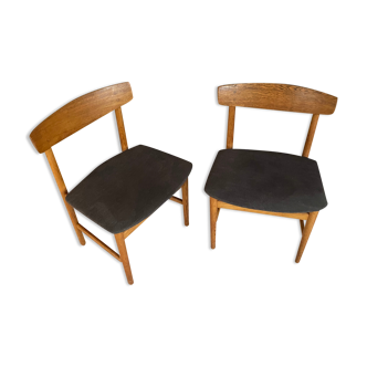 Paire de chaises de Borge Mogensen Oresund