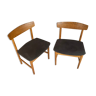 Paire de chaises de Borge Mogensen Oresund