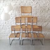 Lot of 6 Marcel Breuer cane chairs