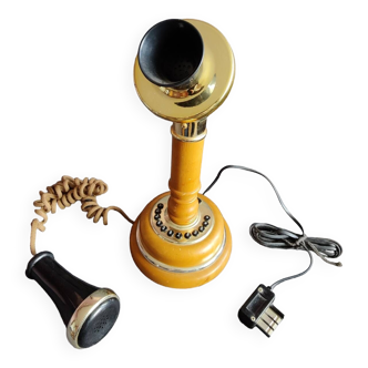 Telephone candlestick