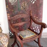 Dagobert armchair, produced at the end of the 11th century, renovated in 2024.