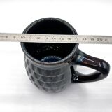 Mug/tasse en grès • Søholm • Série bleue d'Einar Johansen • Danemark 60s
