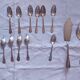 Cutlery in silvered metal, goldsmith Mondial