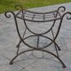 Curule stool/seat in Neo-Classical Empire style