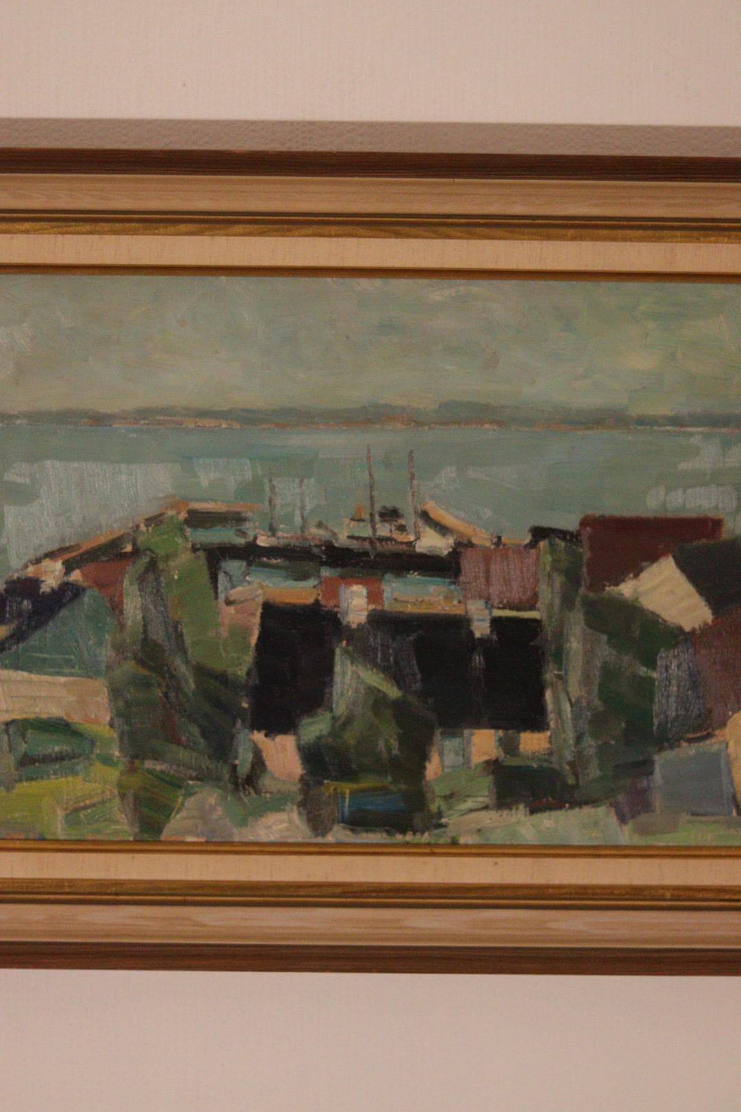 “Coastal Village” by K. Berndström