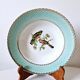 5 assiettes creuses Badonviller oiseaux liseré doré