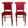 Pair of fischel vintage art deco chairs