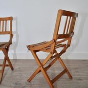 Mid-Century folding chairs for children by Fratelli Reguitti, Italy, set of 2
