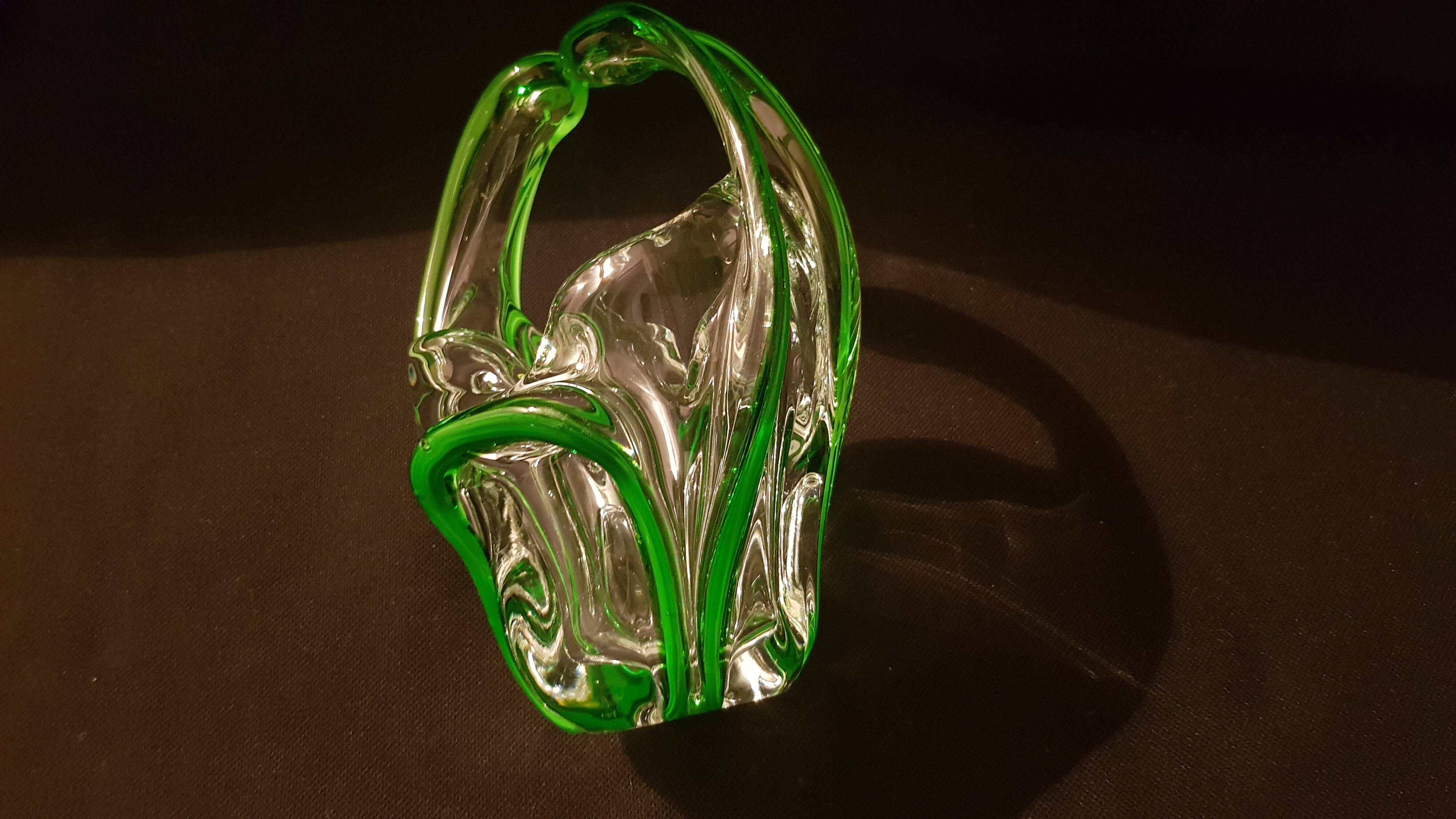 Crystal ashtray bowl in Murano style