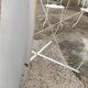 Garden furniture 4 places wrought iron old vintage xxeme