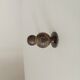 Pair of antique bronze furniture handles.