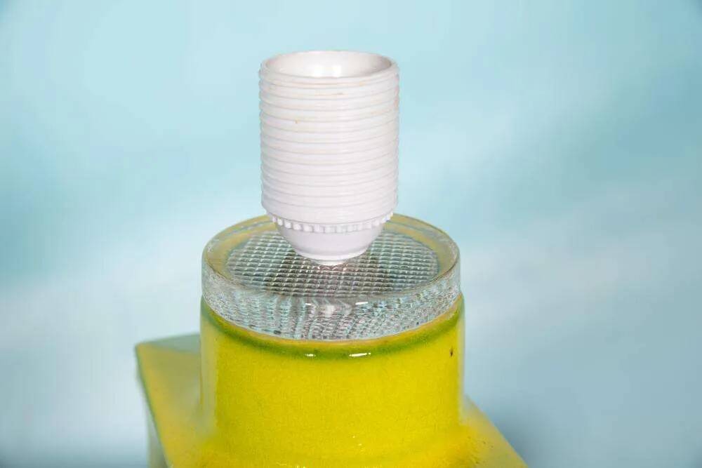 Zyklon table lamp from the 1970s by Cari Zalloni for Steuler