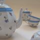Tea set, 6 cups and 11 bowls