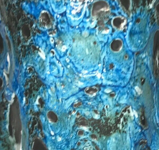 Fat vase lava Meerschaum retro vintage Vallauris