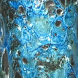 Vase fat lava écume de mer rétro vintage Vallauris