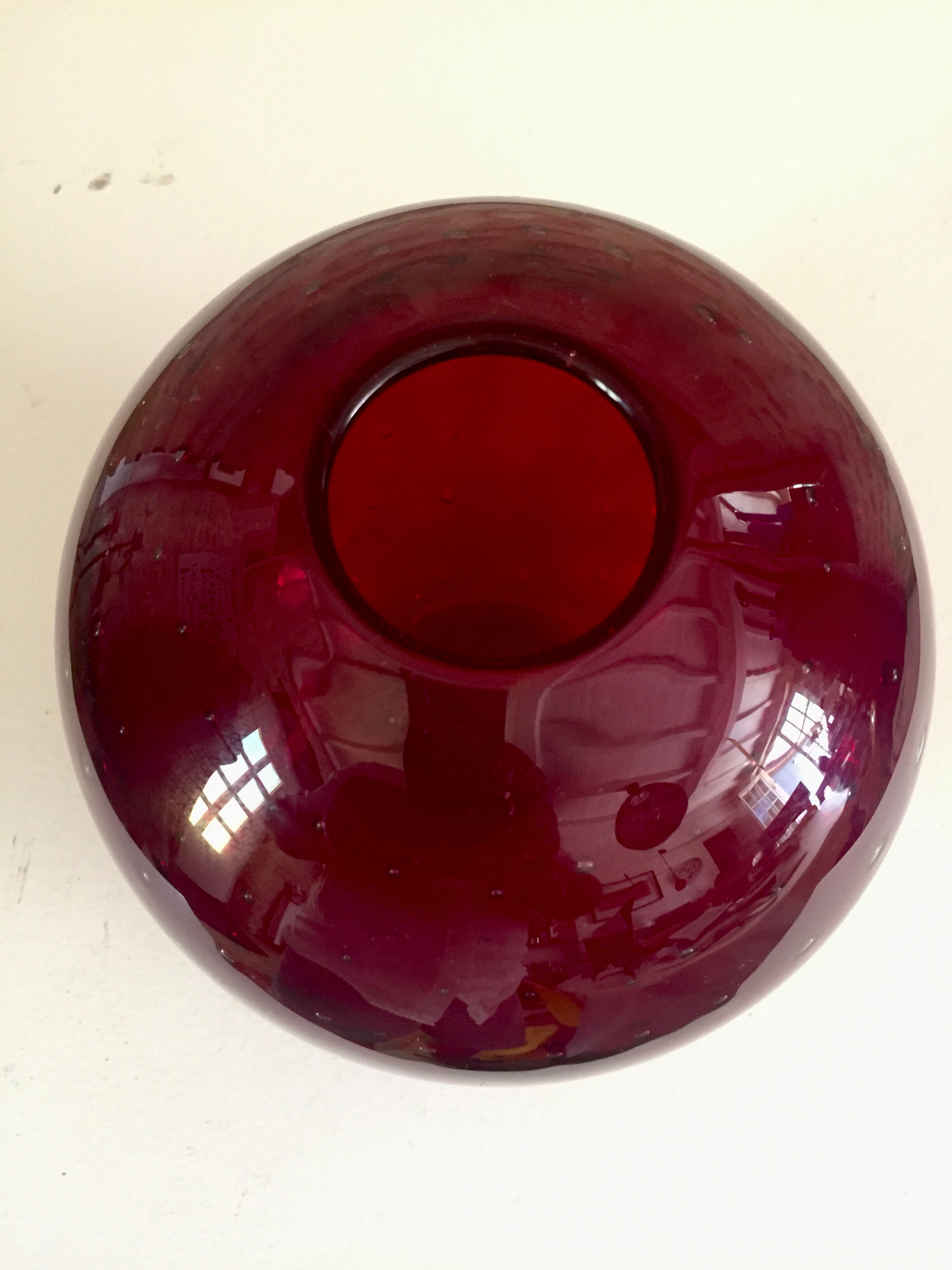 Murano vase boule vintage