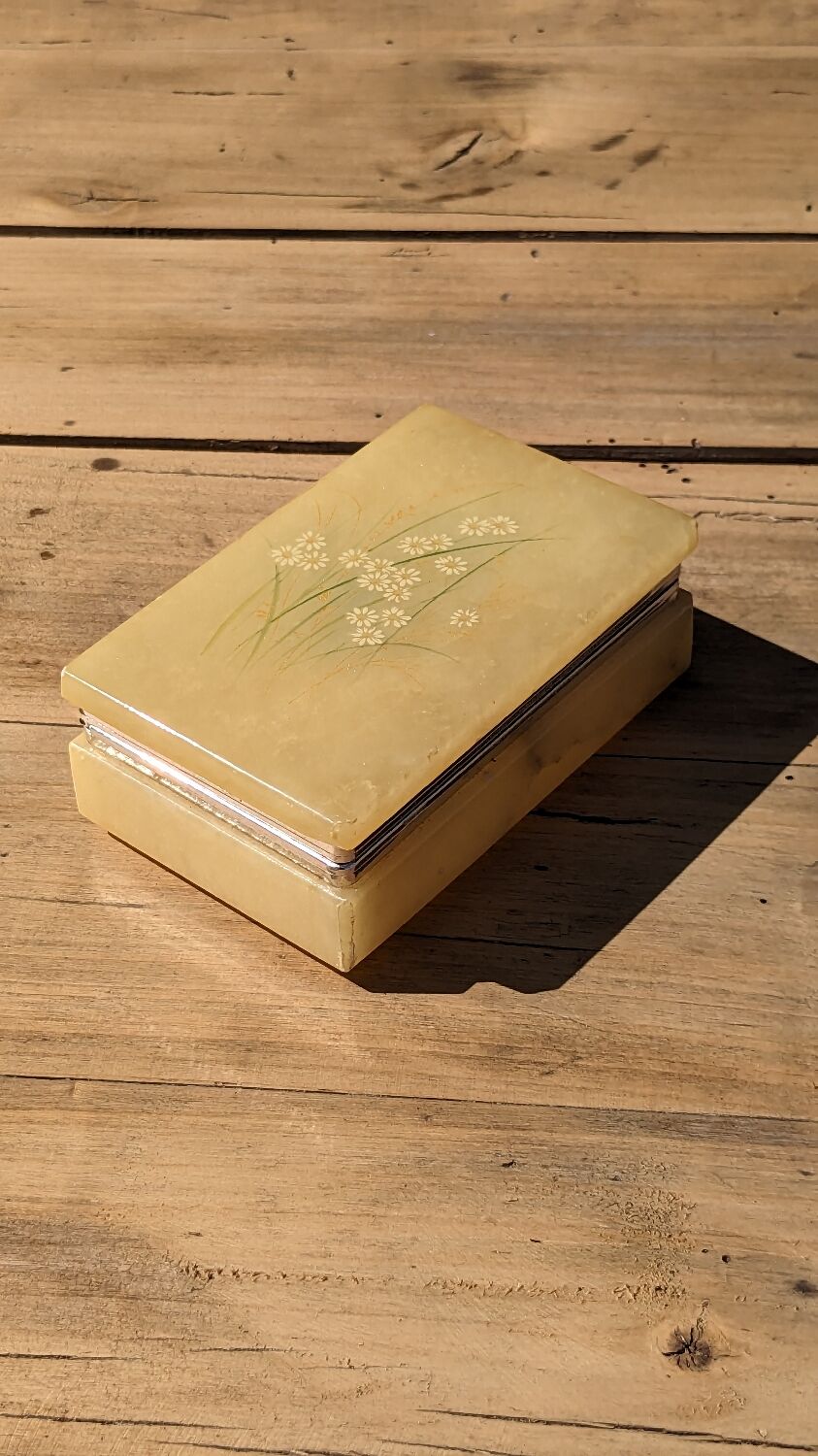 Vintage alabaster box