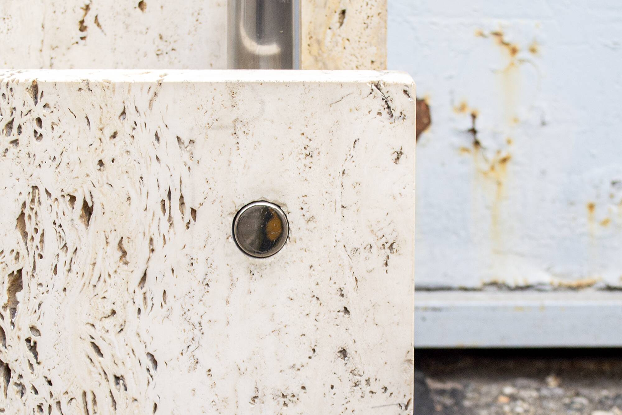 Lampada ad arco Giuliano Cesari ed Enrico Panzeri per Nucleo, Italia anni '70