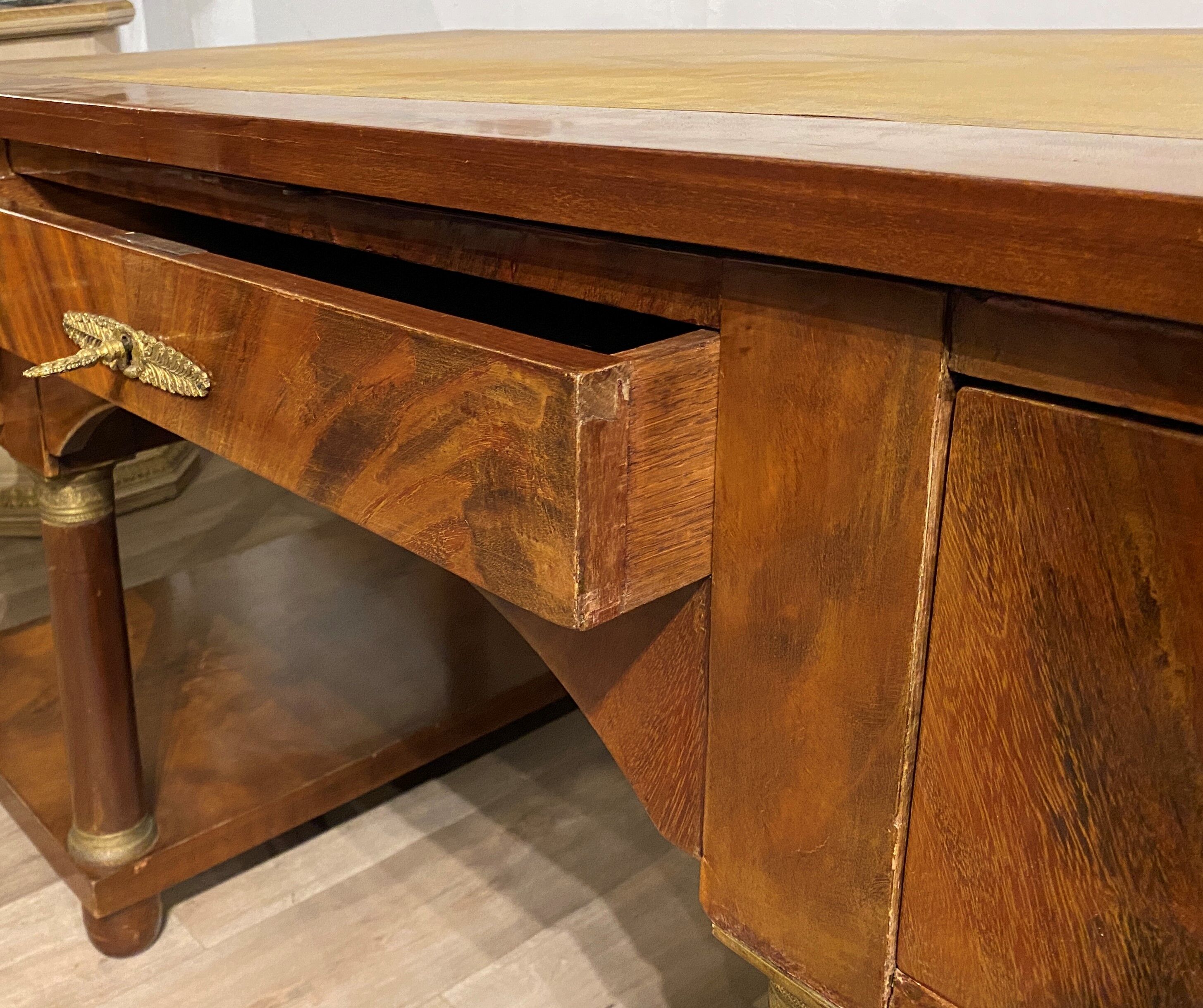 Empire style minister's desk