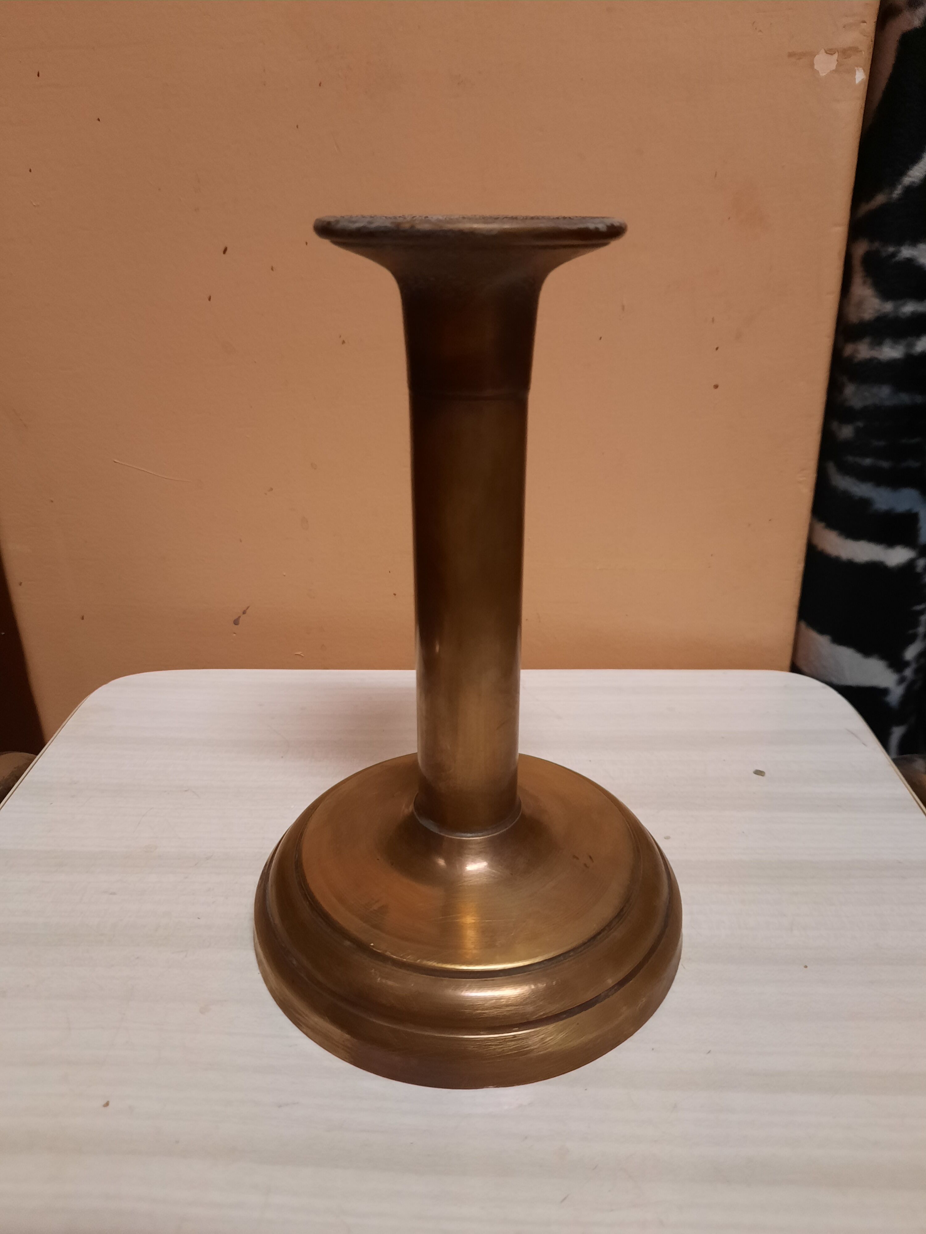 Golden candle holder