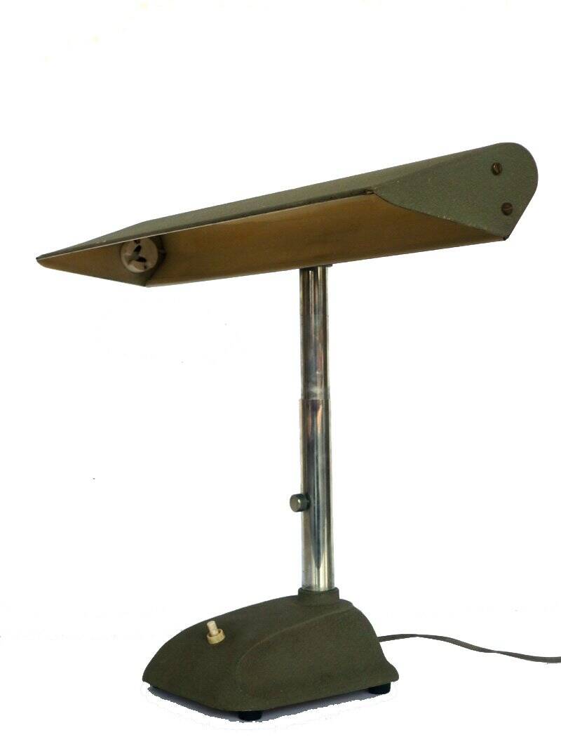 1930 Italian Design Rationalist industrial neon table lamp