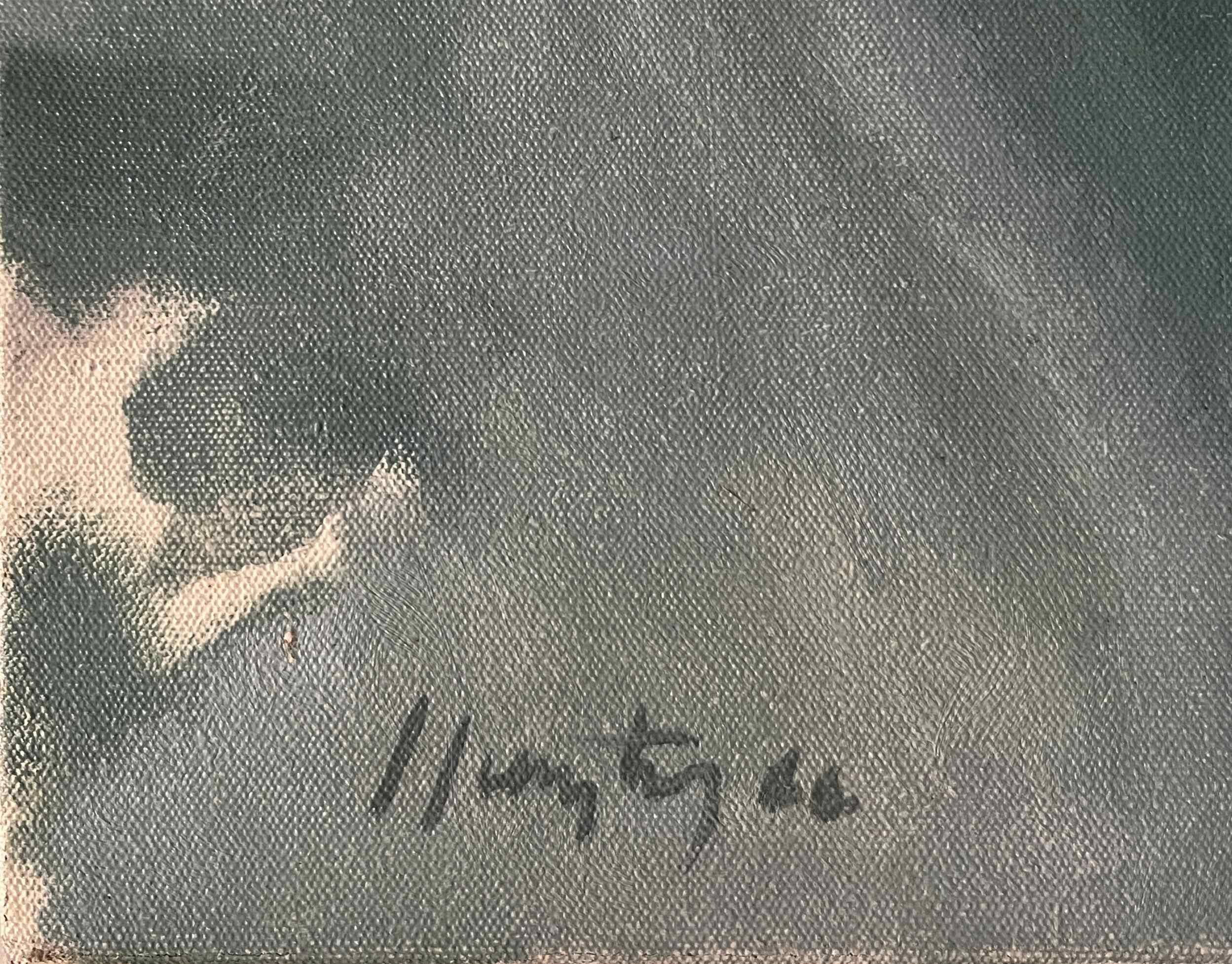HST painting "Abstraction" Guy Feinstein (1929-2008) Narrative figuration
